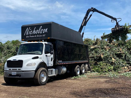 Waste wood and wood debris removal services